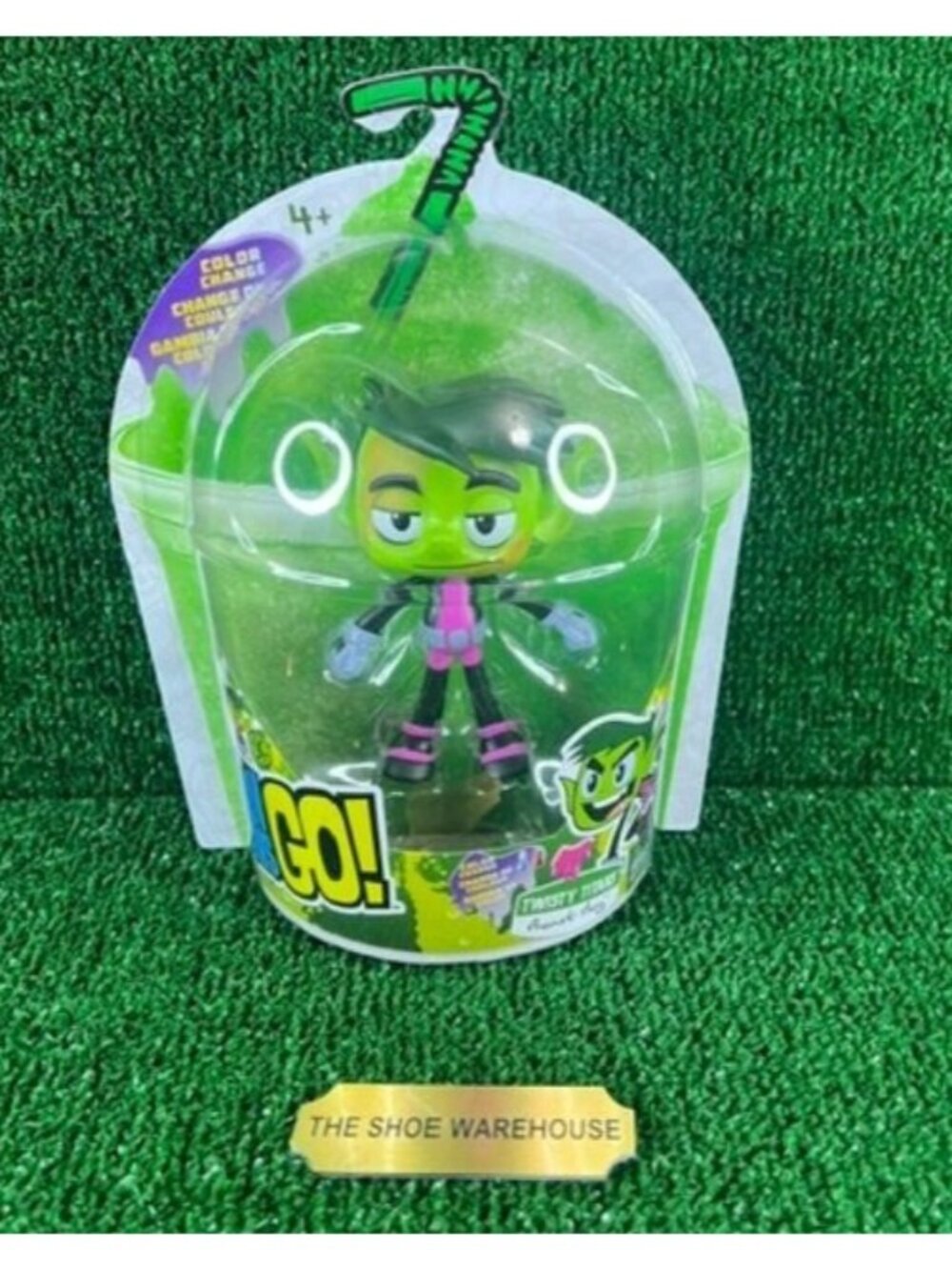 Twisty Titans Beast Boy Figure Teen Titans Go! Rare Color Change Variant '24 NEW